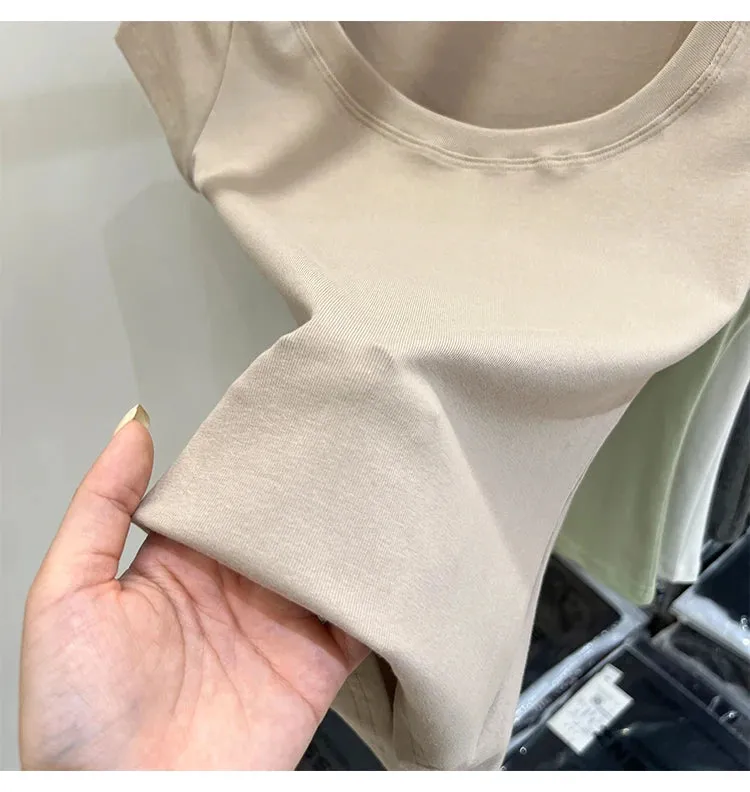 16 Colors Summer Slim Skinny Short Sleeve Croptops