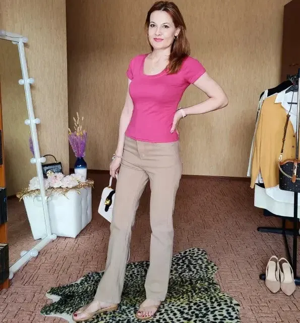 16 Colors Summer Slim Skinny Short Sleeve Croptops