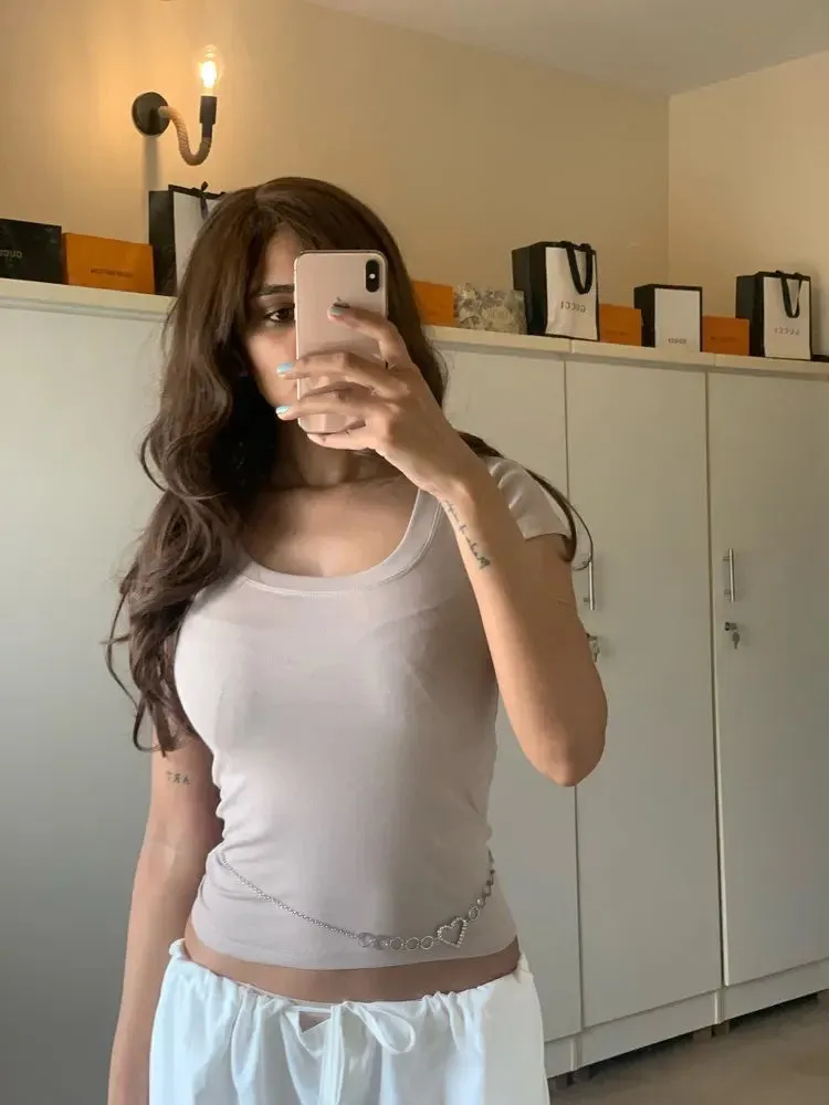 16 Colors Summer Slim Skinny Short Sleeve Croptops