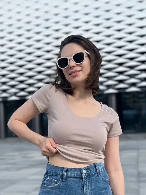 16 Colors Summer Slim Skinny Short Sleeve Croptops