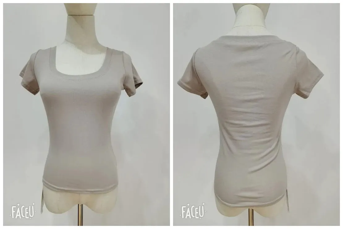 16 Colors Summer Slim Skinny Short Sleeve Croptops