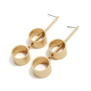 18K Gold-Plated Link Drop Earrings