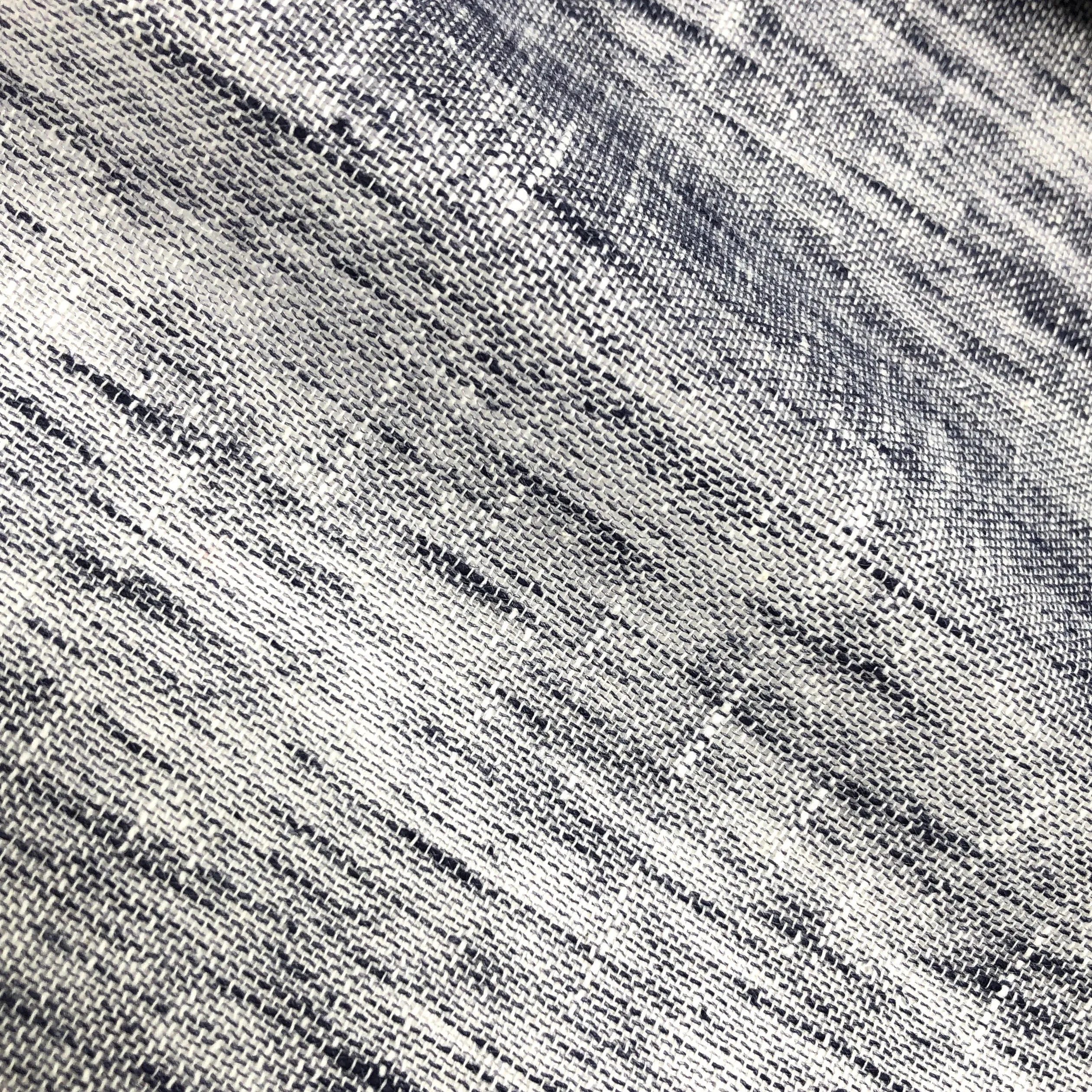 2 Tone Poly Cotton Linen Sheer Fabric By The Yard/CL1034