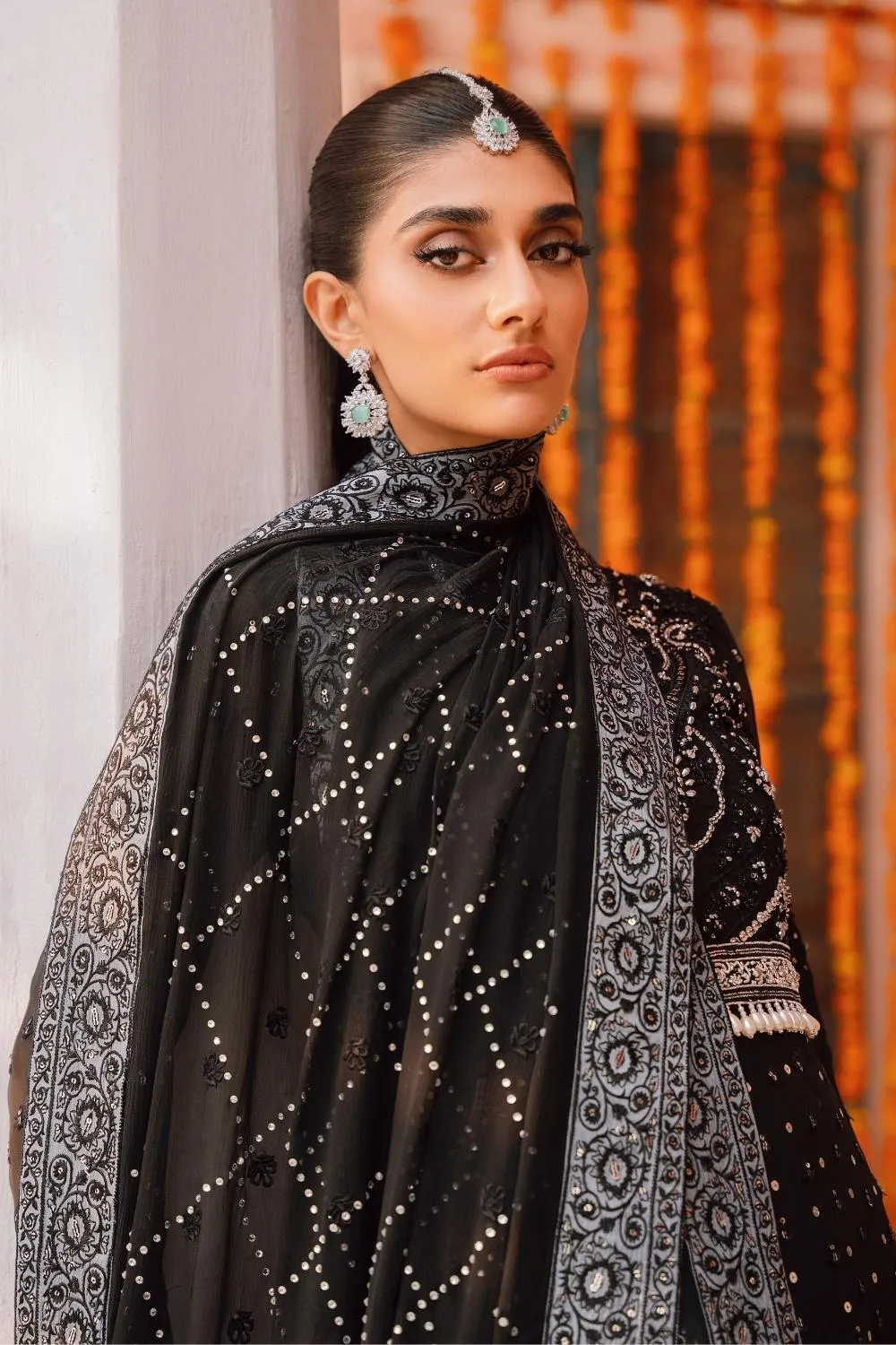 3PC Unstitched | Embroidered Luxury Formal Dress