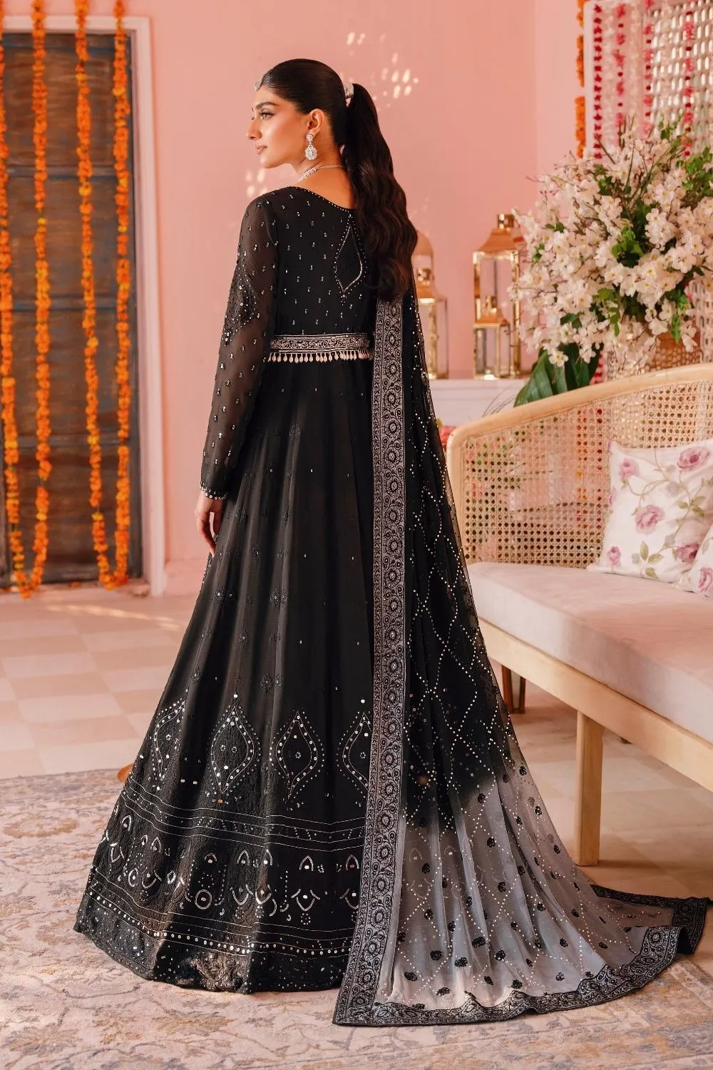 3PC Unstitched | Embroidered Luxury Formal Dress