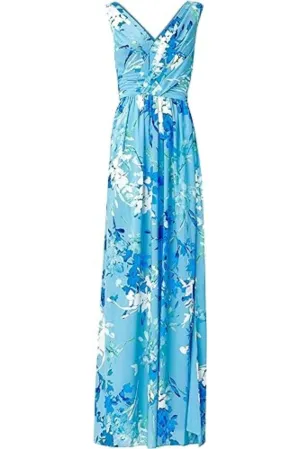 Adrianna Papell Style No: AP1E209747 Floral Sleeveless Chiffon Gown
