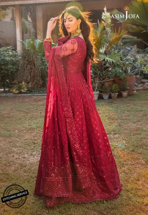 AJBN-03 | Asim Jofa  Baad-e-Naubahar Wedding Collection 2022 | Embroidered Chiffon Suits