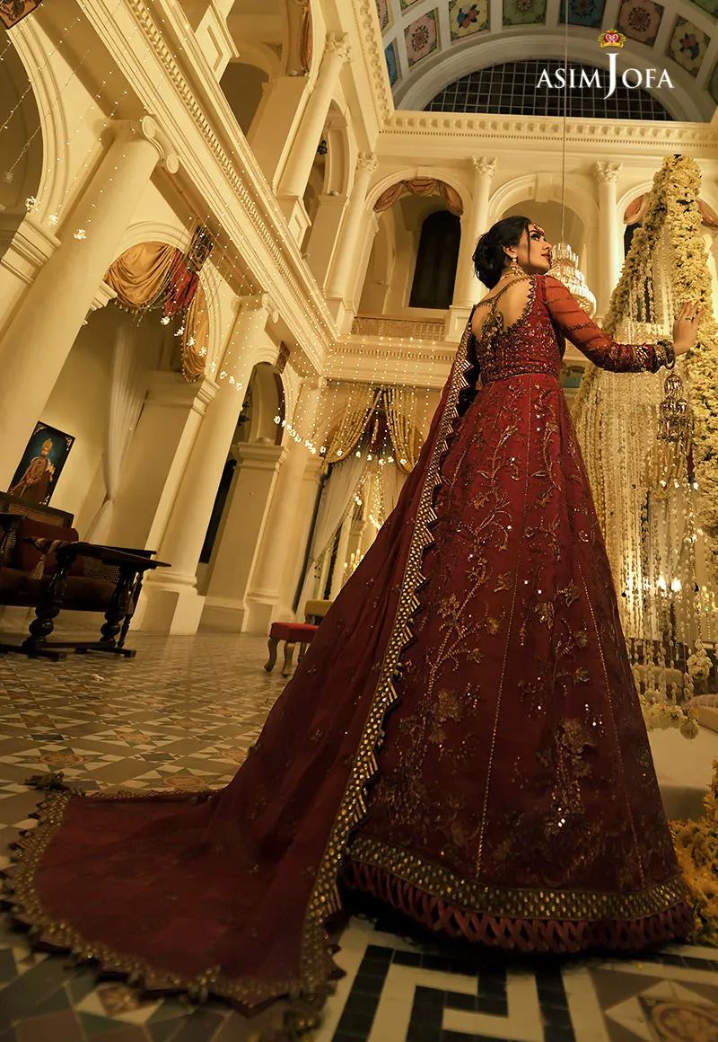 AJST-04 | Asim Jofa Sadqay Tumharay Eid Collection 2022 | Unstitched Embroidered Chiffon Suits