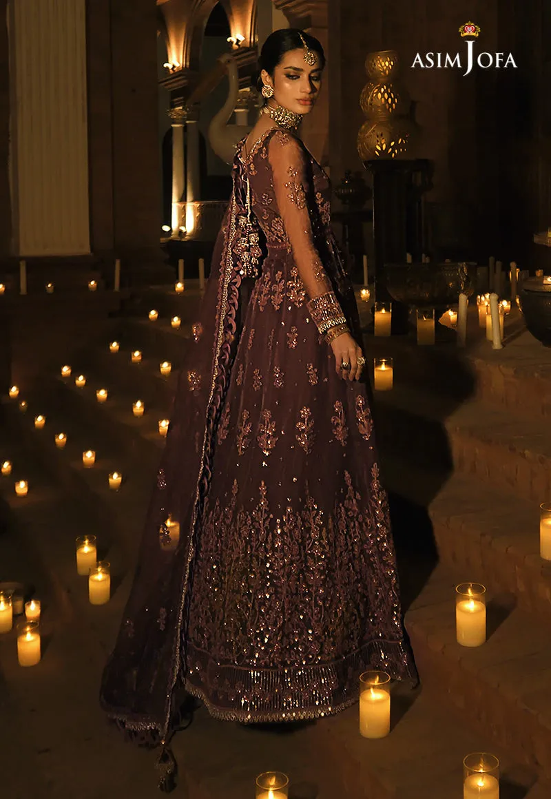 AJST-17 | Asim Jofa Sadqay Tumharay Eid Collection 2022 | Unstitched Embroidered Chiffon Suits