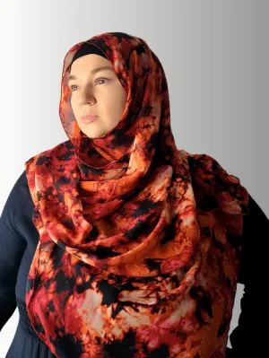 AMBER GLOW SQUARE HIJAB