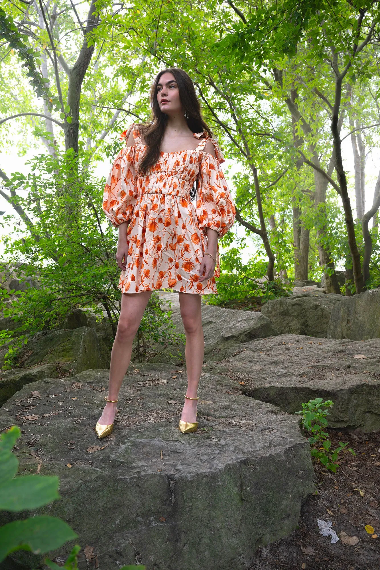 Aurelia Mini Off-Shoulder Dress