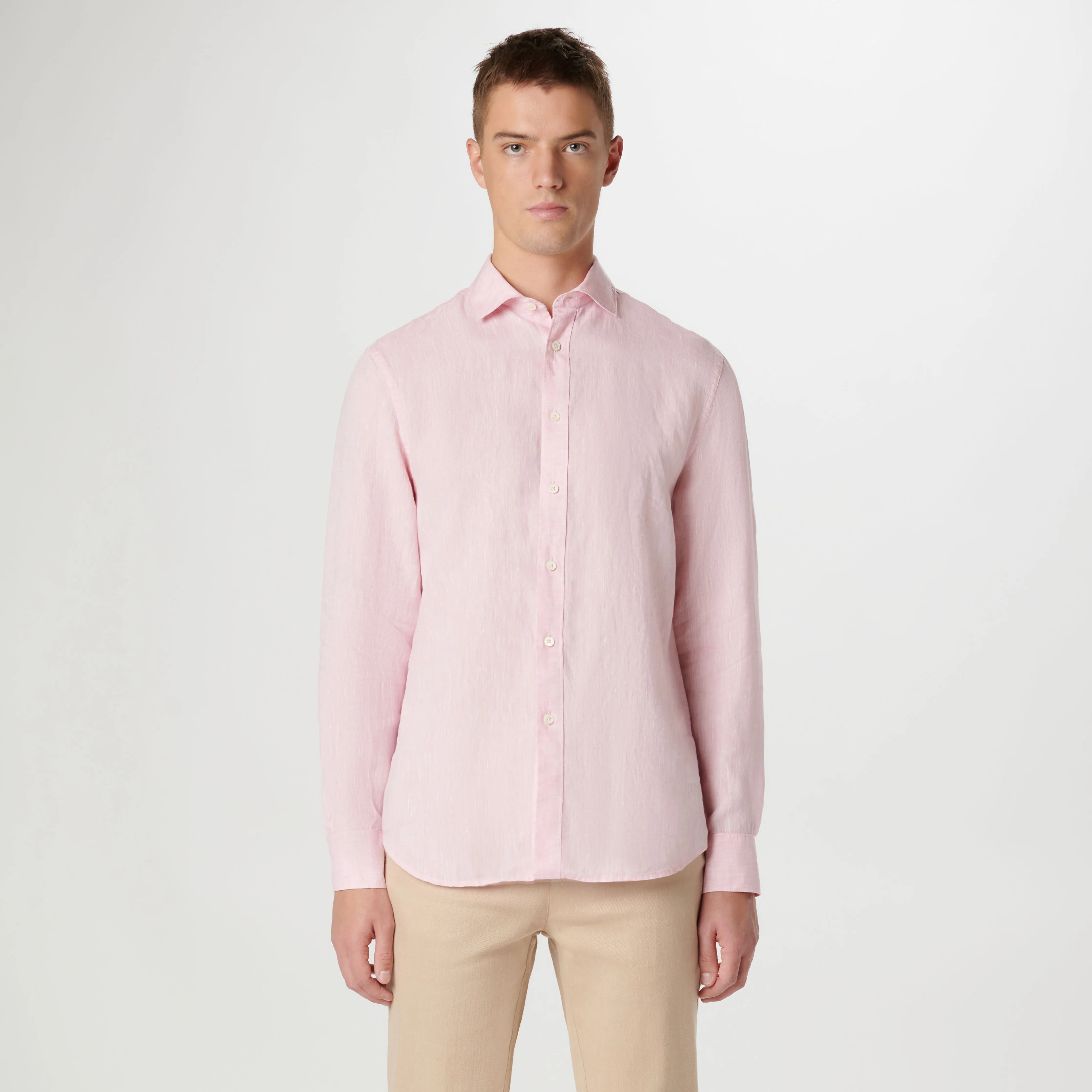 Axel Solid Linen Shirt