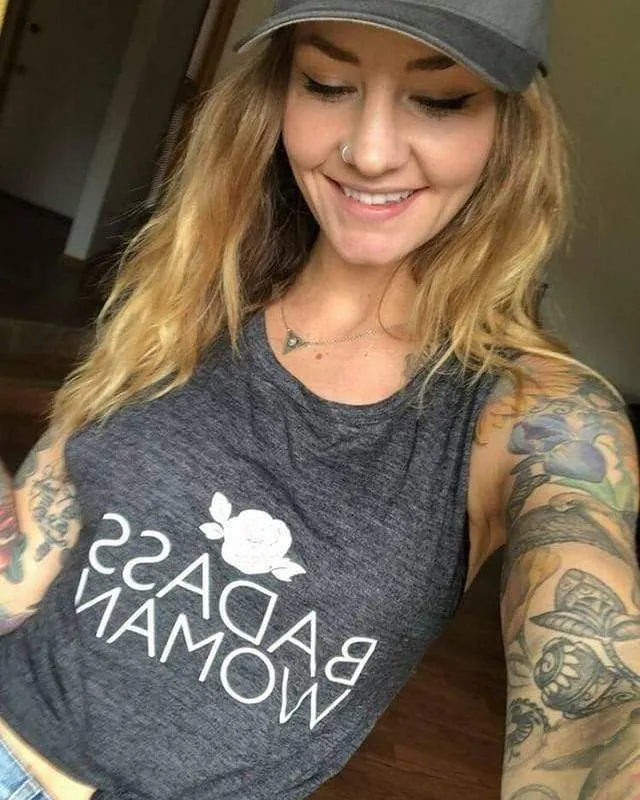 Badass Woman, Rose - Off the Shoulder