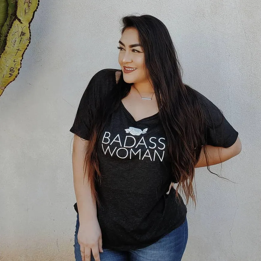 Badass Woman, Rose - Off the Shoulder