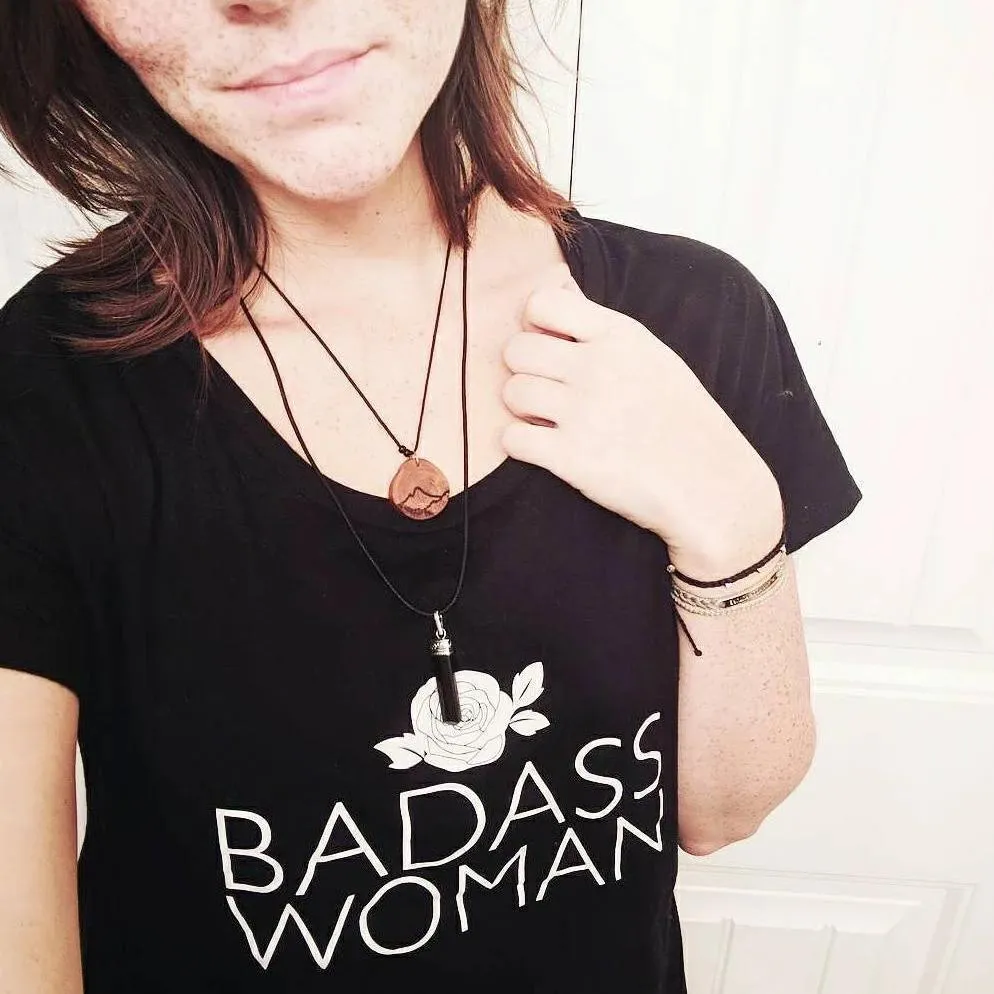 Badass Woman, Rose - Off the Shoulder