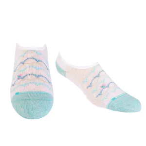 Bamboo Socks | No Fuss No-Show | Surf's Up Green