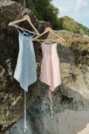 Bare Back Top (Dusk Blue)