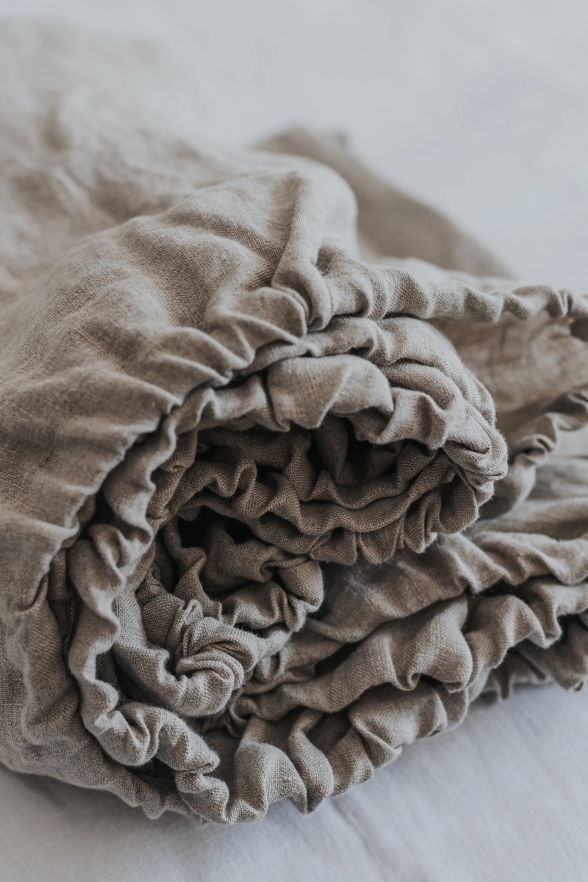 Basic Fitted Sheet, Flat Sheet and 2 Pillowcases Set - Natural