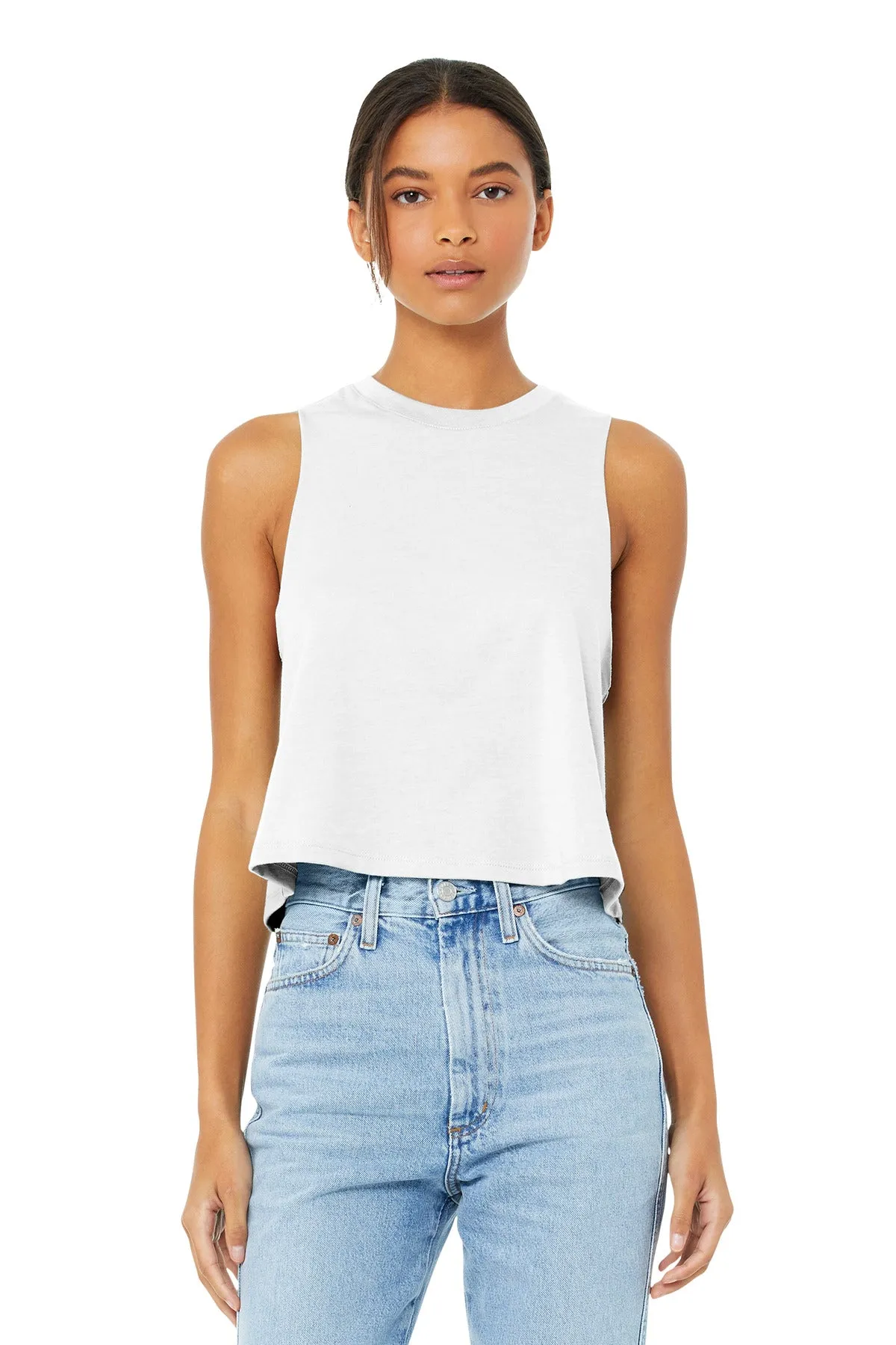 BELLA CANVAS Women's Racerback Cropped Tank. BC6682