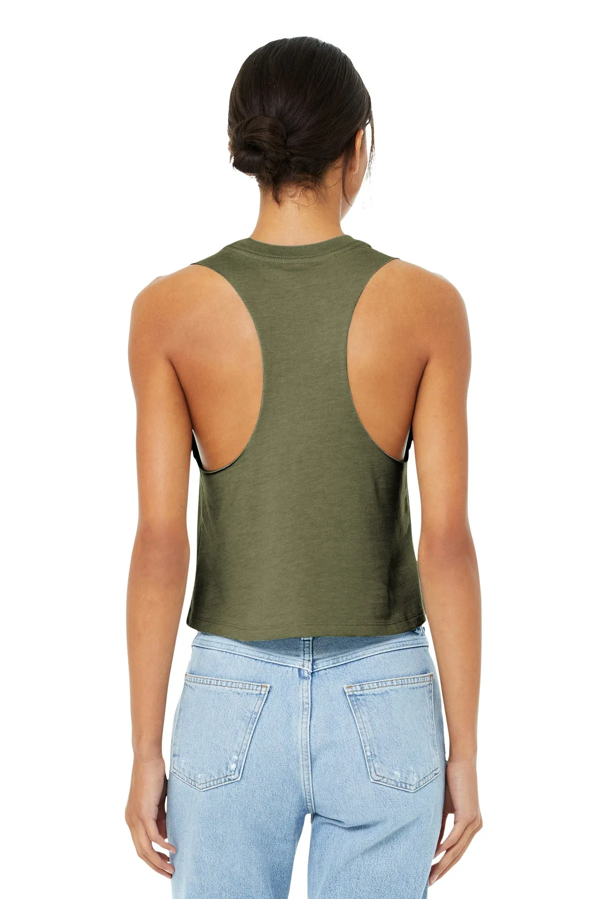 BELLA CANVAS Women's Racerback Cropped Tank. BC6682