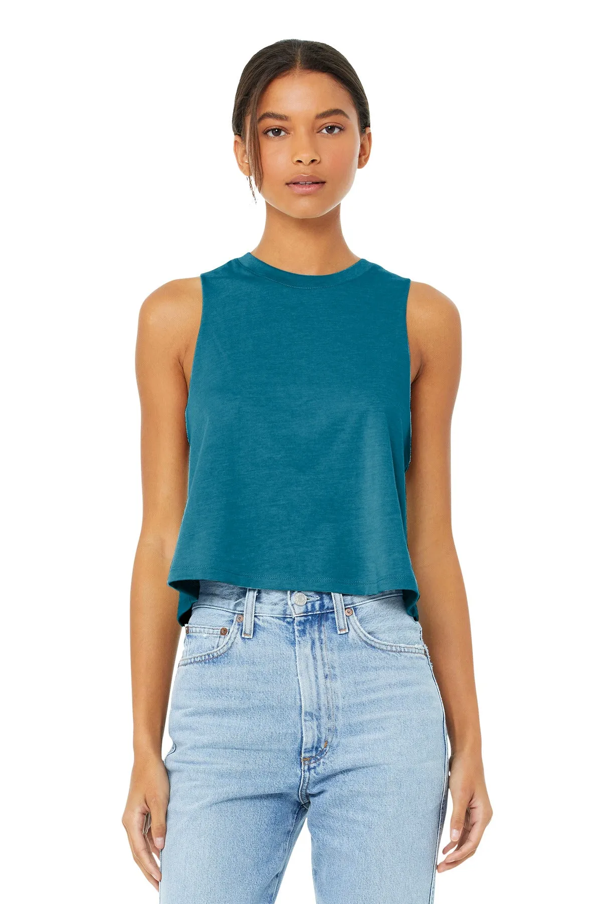 BELLA CANVAS Women's Racerback Cropped Tank. BC6682