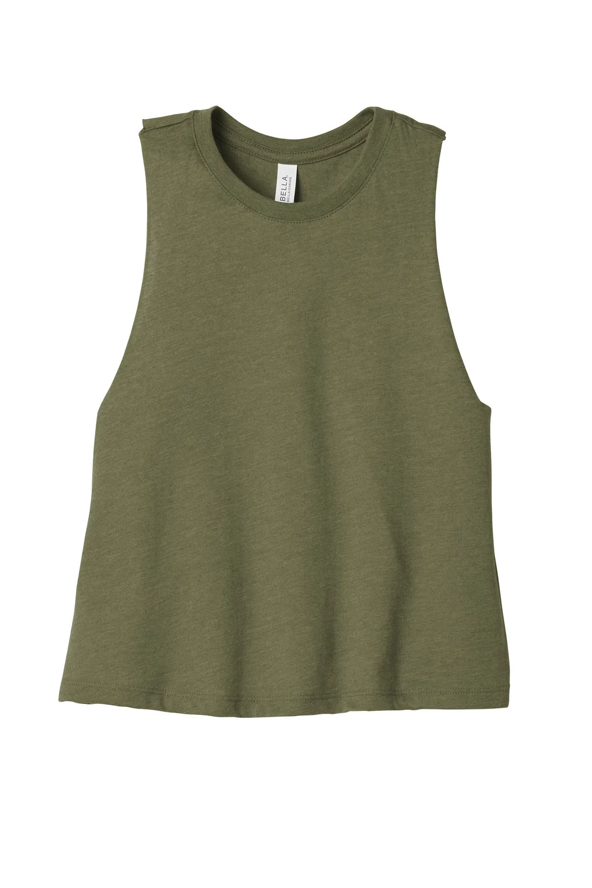 BELLA CANVAS Women's Racerback Cropped Tank. BC6682