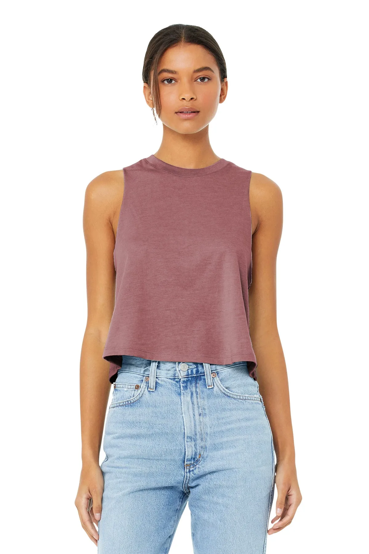 BELLA CANVAS Women's Racerback Cropped Tank. BC6682
