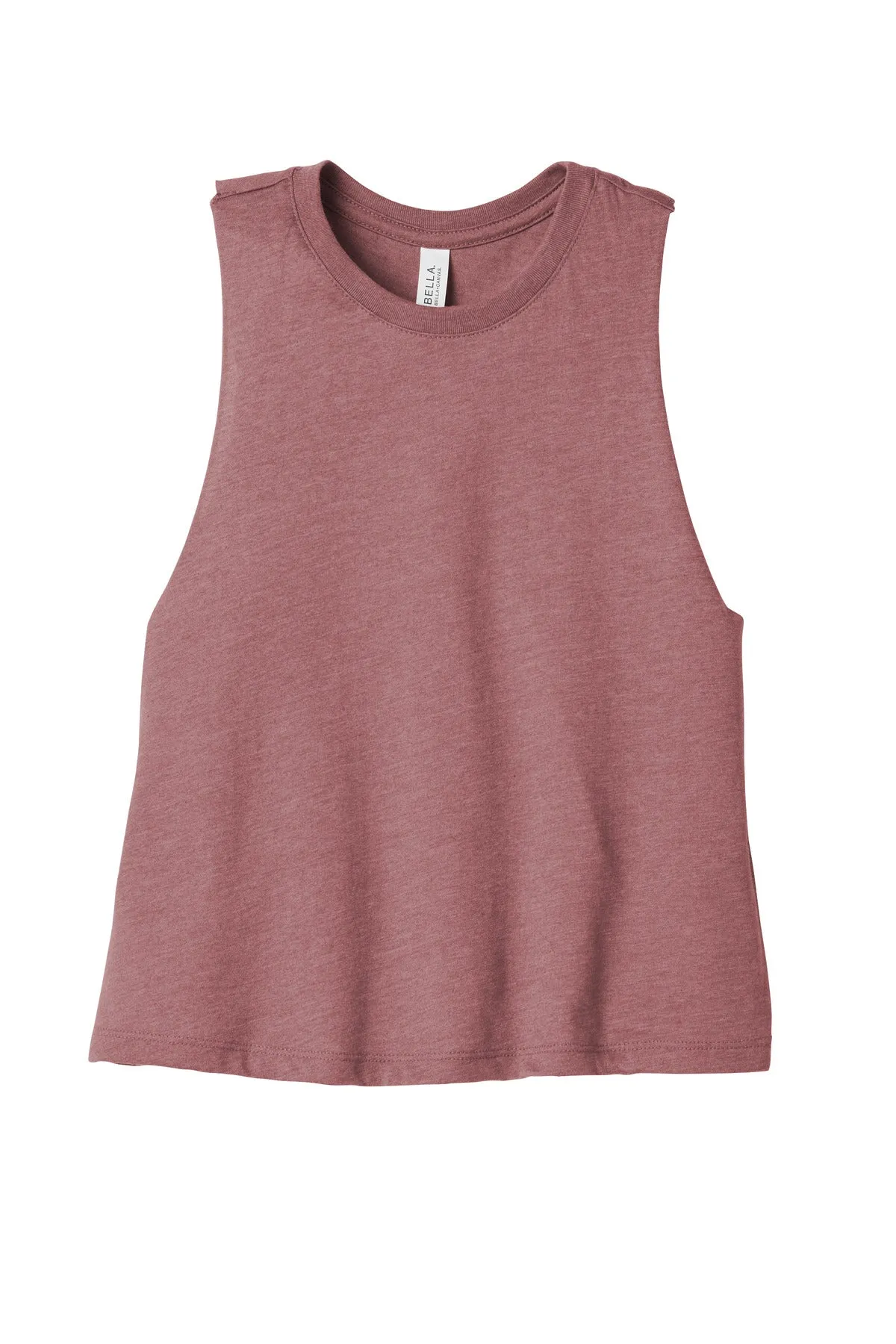 BELLA CANVAS Women's Racerback Cropped Tank. BC6682