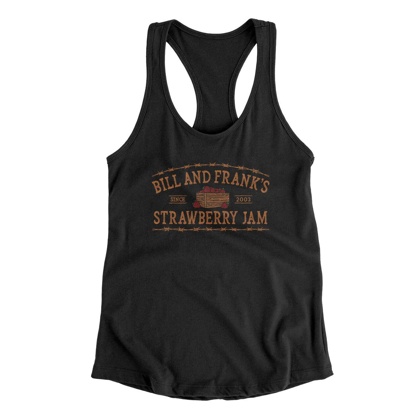 Bill And Frank’s Strawberry Jam Women's Racerback Tank