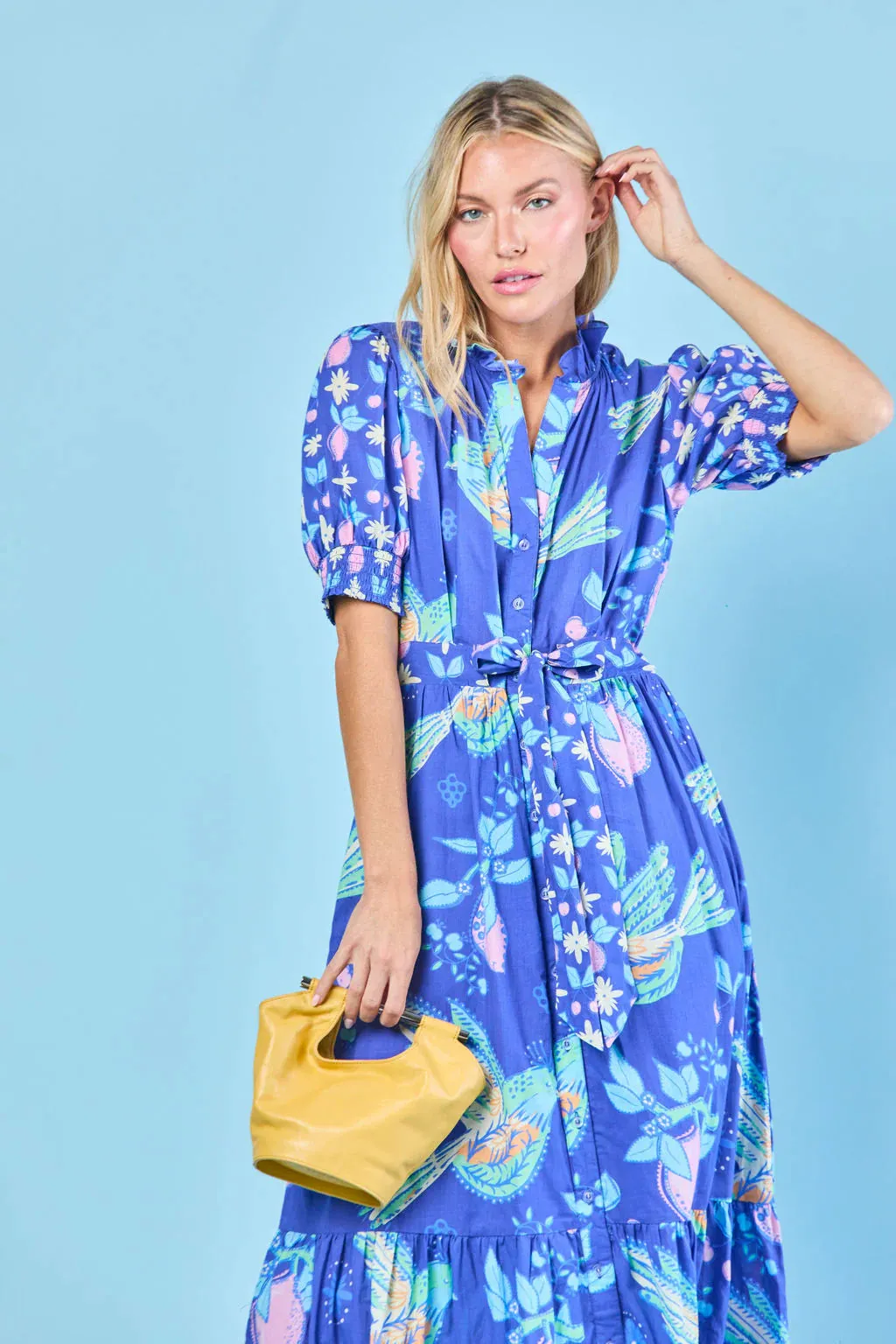 Birdie Dress (Indigo Songbird)