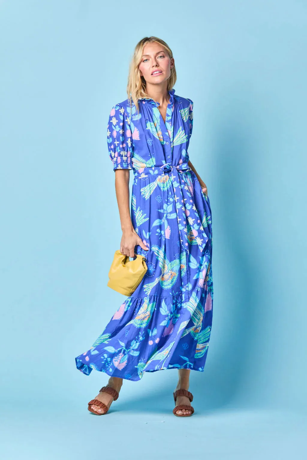 Birdie Dress (Indigo Songbird)