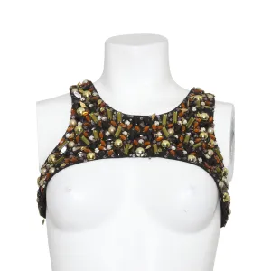 BLACK HARNESS WITH GEMS