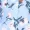 Blue Off The Shoulder Printed Floral Dress
