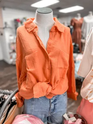 Bubble Pop Linen Top