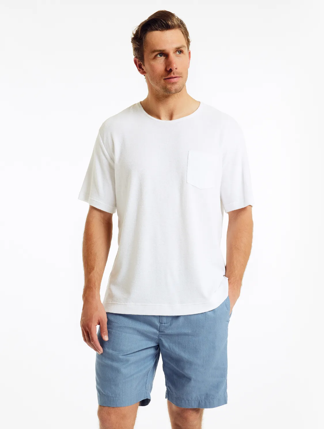 CARMO TERRY COTTON T-SHIRT