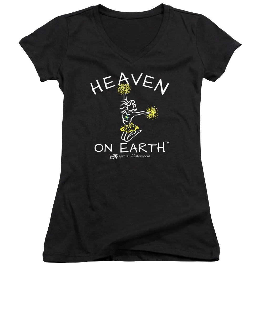 Cheerleading Heaven On Earth - Women's V-Neck
