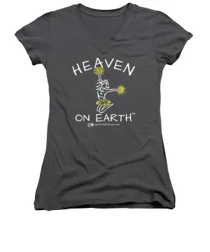 Cheerleading Heaven On Earth - Women's V-Neck