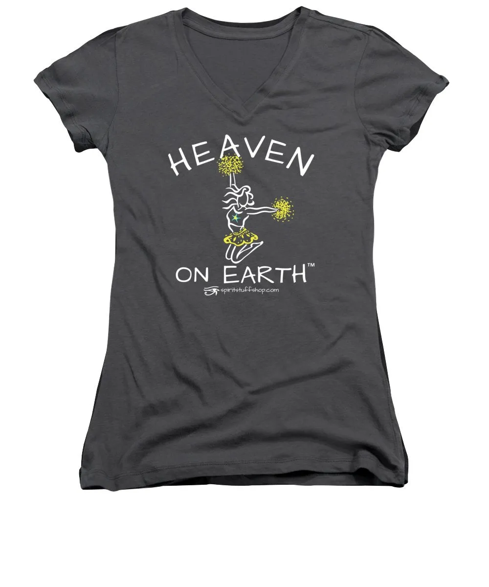 Cheerleading Heaven On Earth - Women's V-Neck
