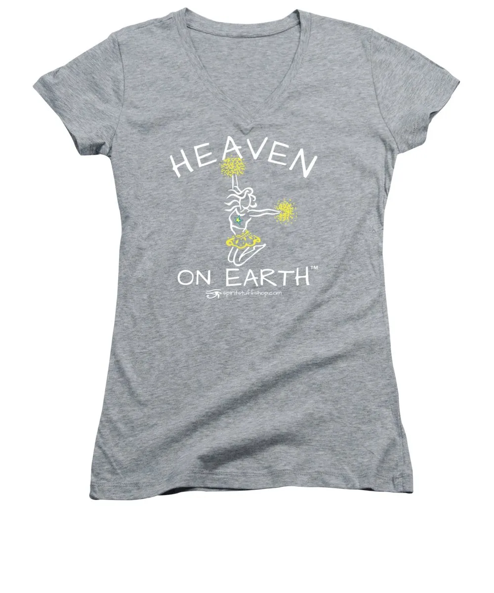 Cheerleading Heaven On Earth - Women's V-Neck