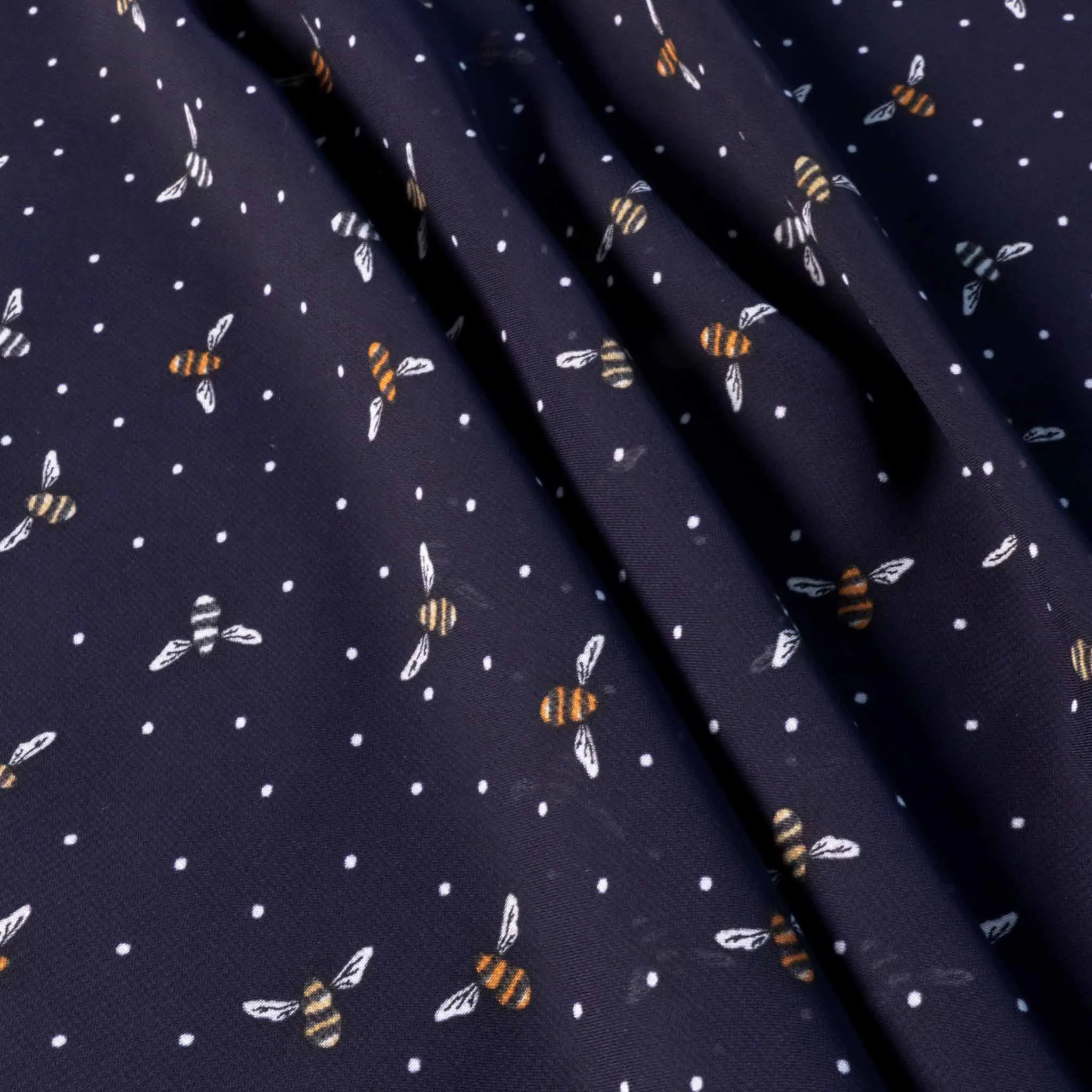Chiffon Fabric - Navy blue