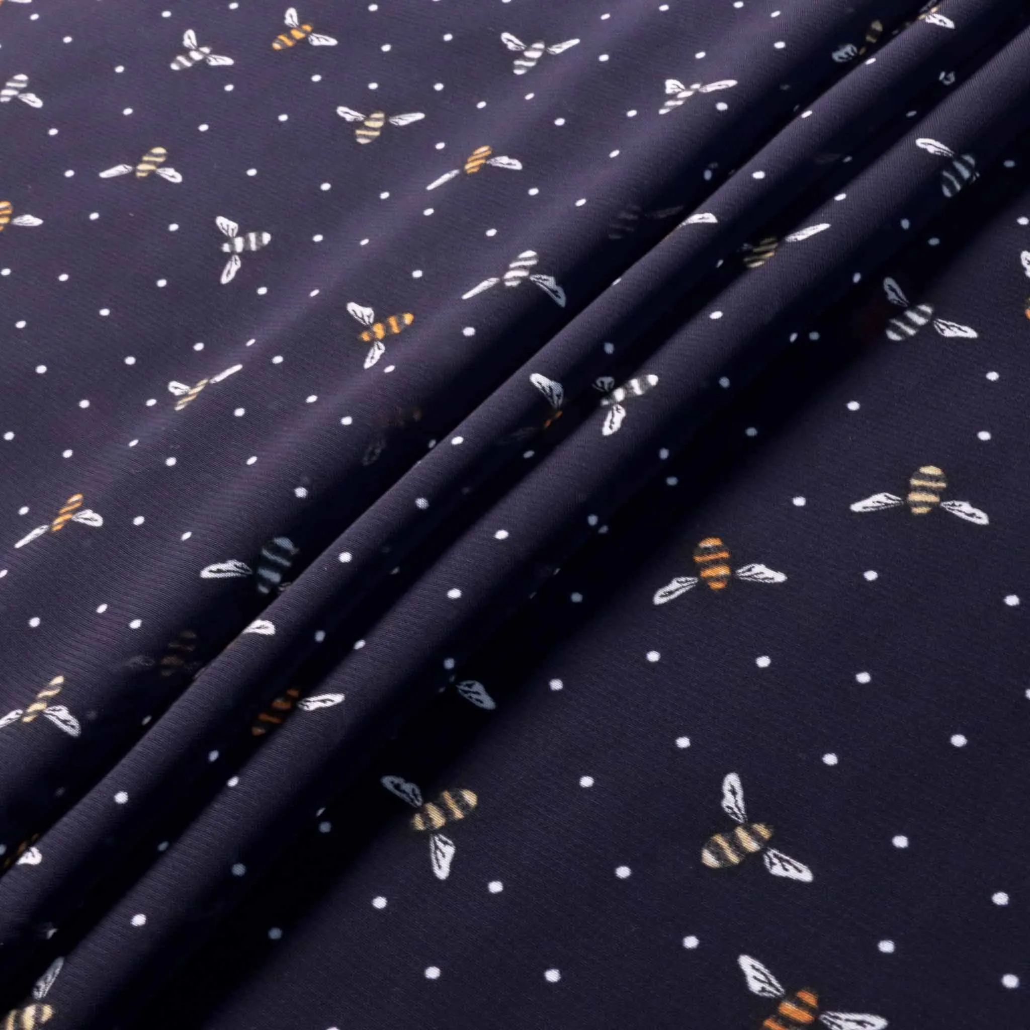 Chiffon Fabric - Navy blue