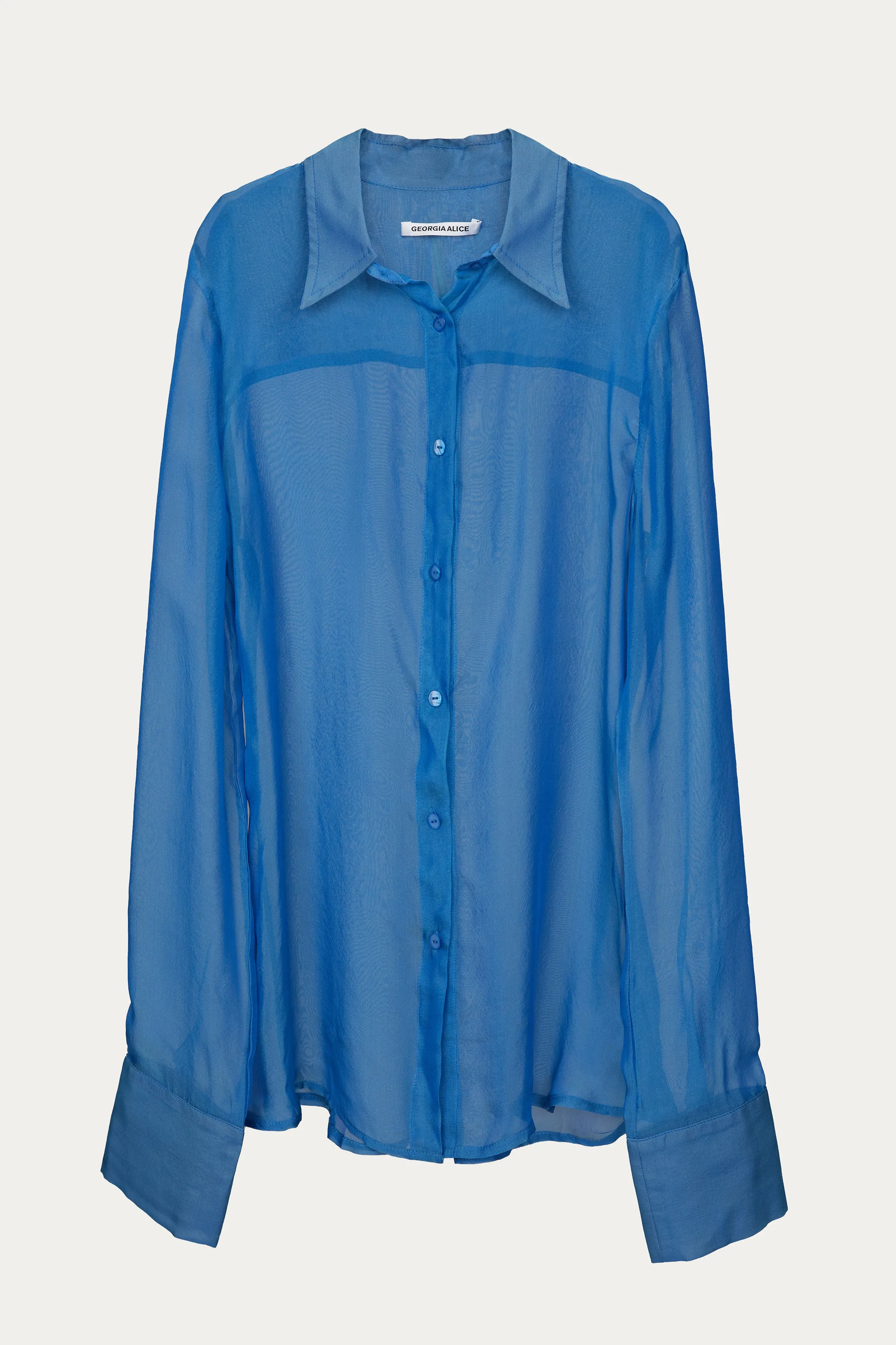 CHIFFON SLIM SHIRT