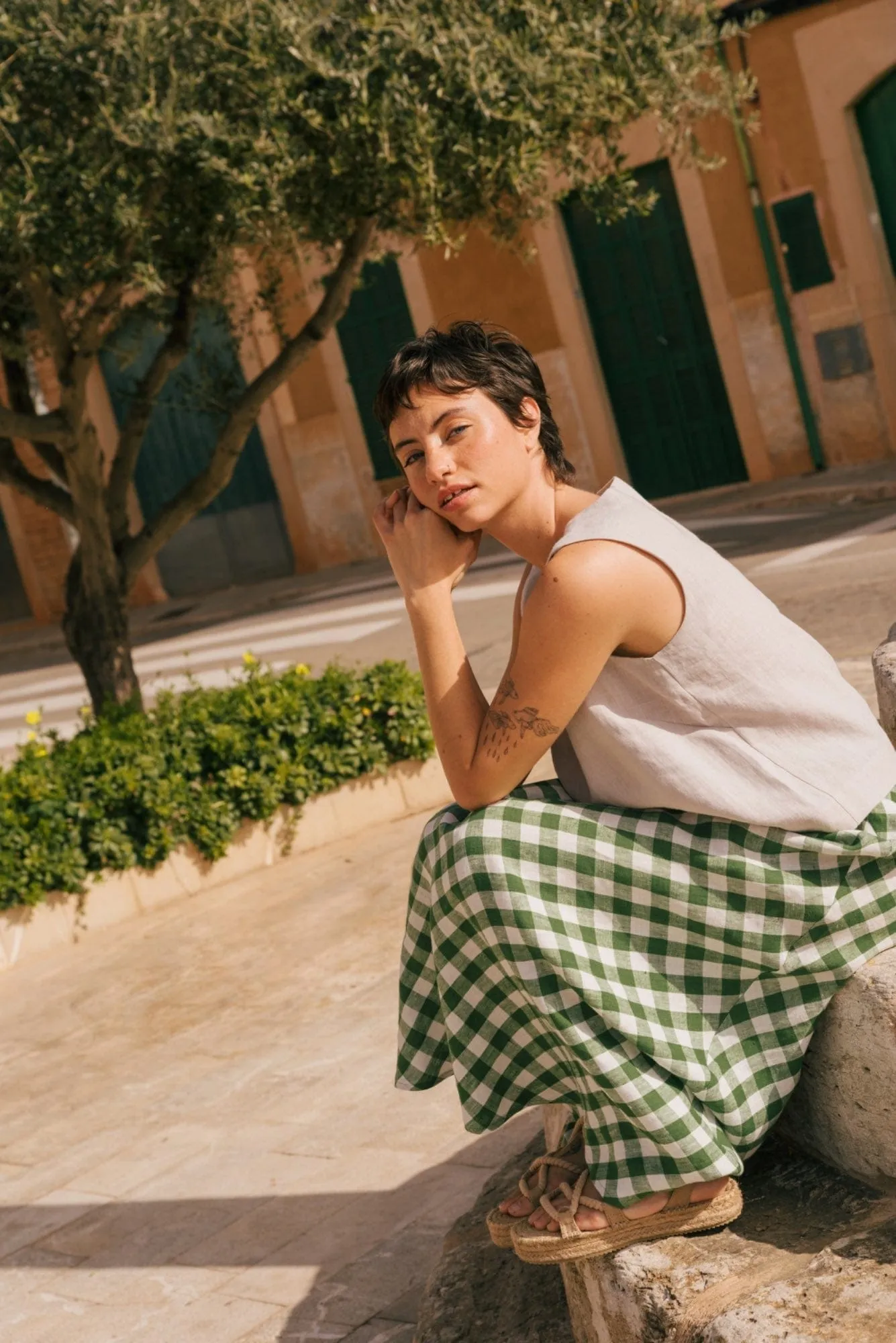 Ciara Linen Slip Skirt | Multiple Colours