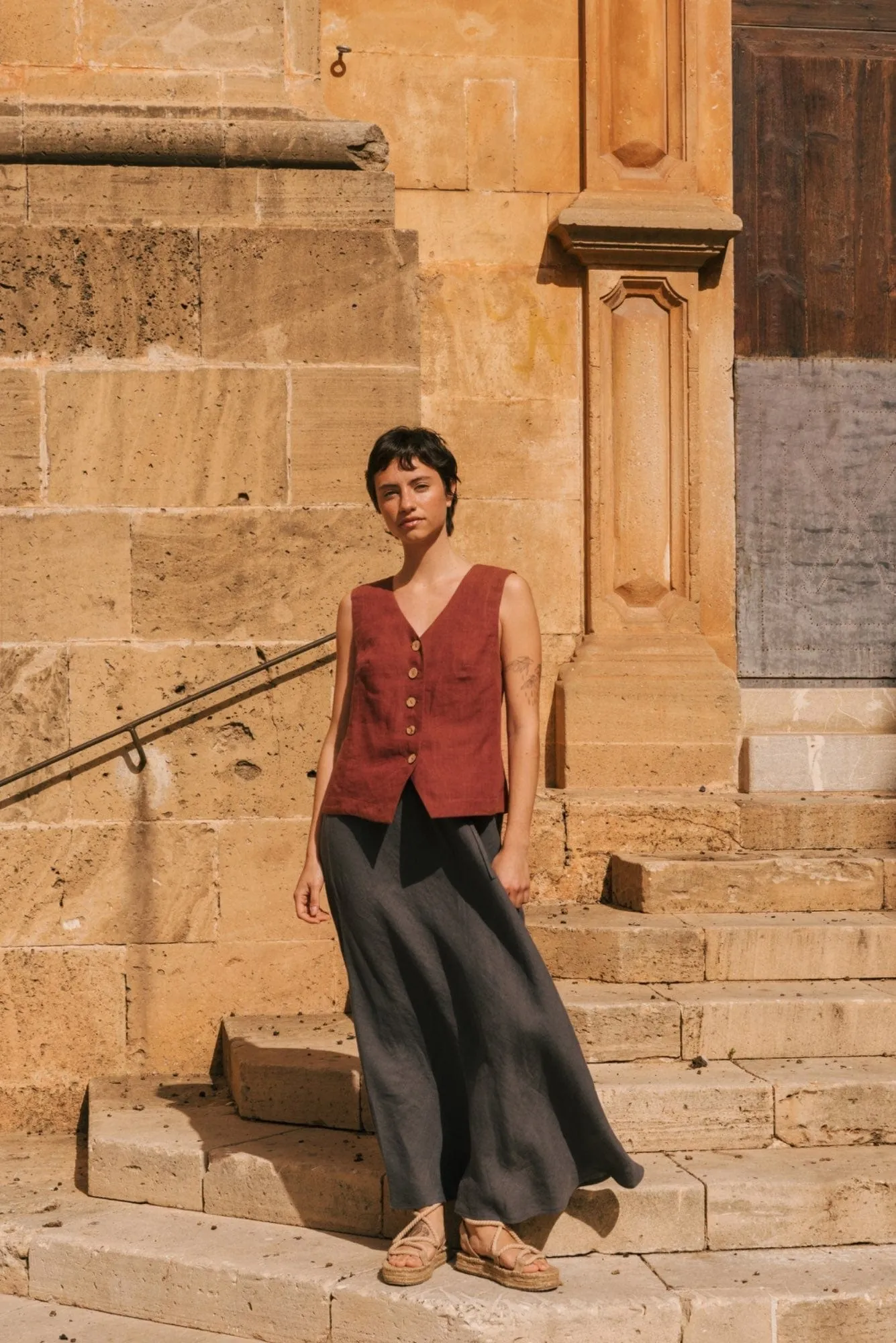 Ciara Linen Slip Skirt | Multiple Colours