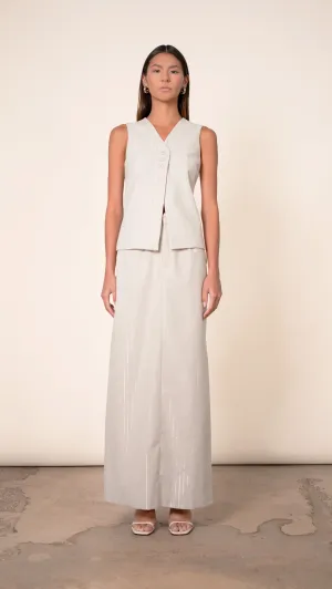Codie Vest - Striped nude