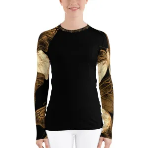 Copper Butterflies - Women's Rash Guard