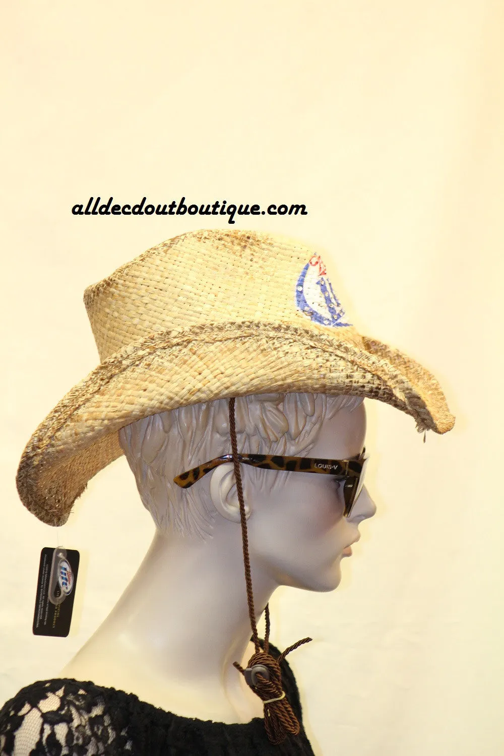 Cowgirl Hat | Embellished Clear Swarovski Crystals