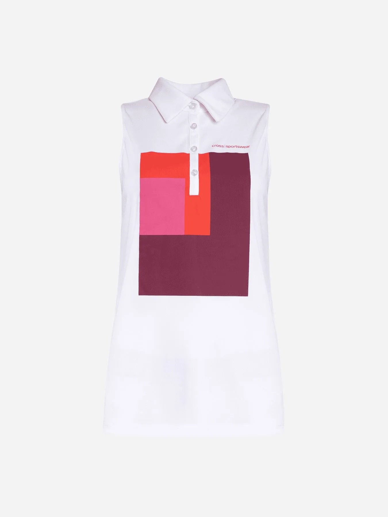 Cross Women's Box Sleeveless Polo - Heather