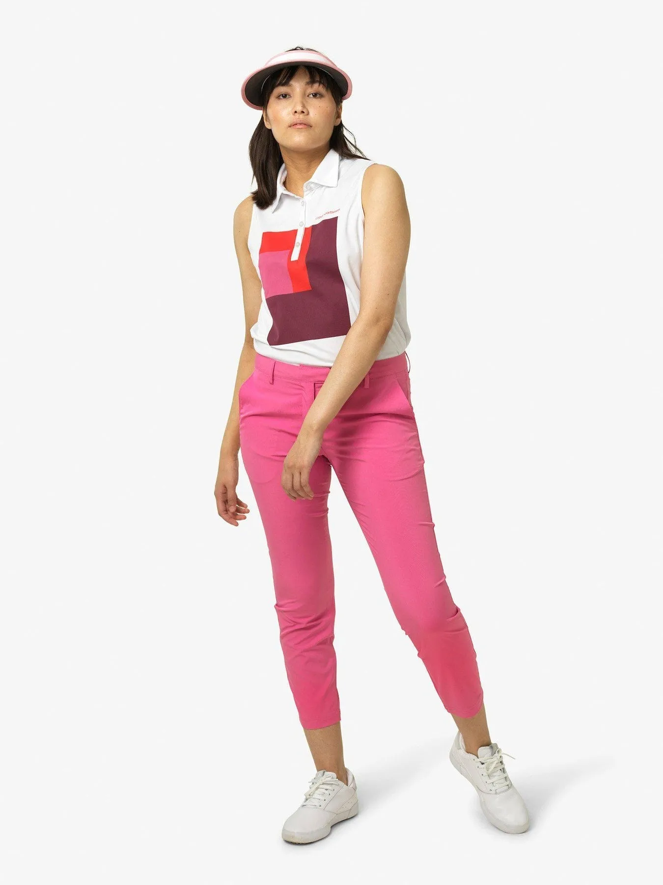 Cross Women's Box Sleeveless Polo - Heather