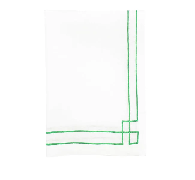 Dinner Napkin ~ Double Border Newport Green